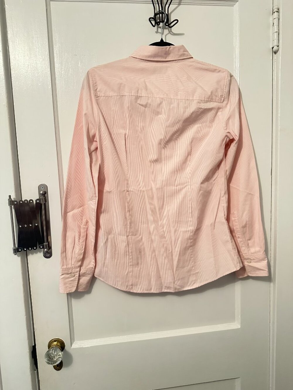J.Crew Haberdashery Pink Pinstripe Cotton Button Down Shirt Small - Picture 4 of 8